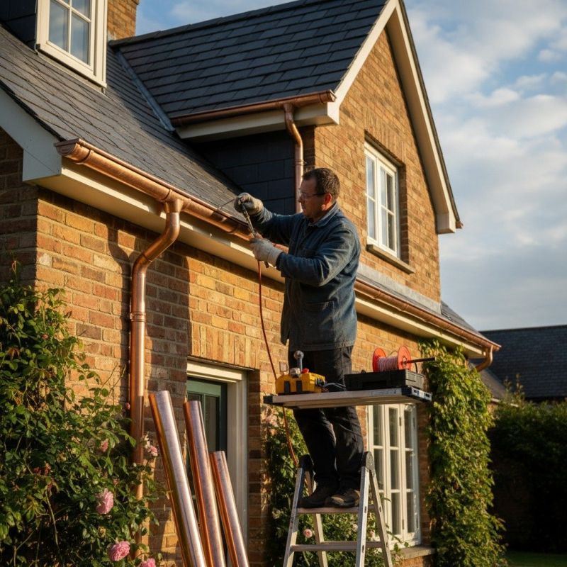 Copper Gutter Repair in Mcdonough, GA
