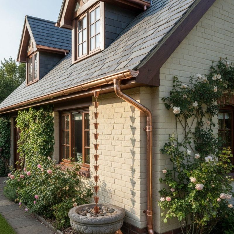 Copper Rain Gutter Service in San Francisco, CA