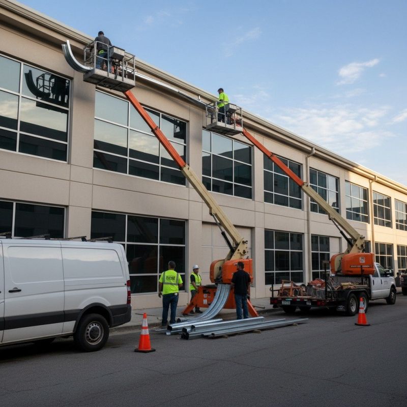 Industrial Gutter Repair in Roseville, CA