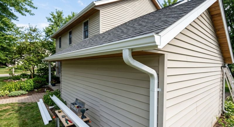 Steel Rain Gutter Installation in Sacramento, CA