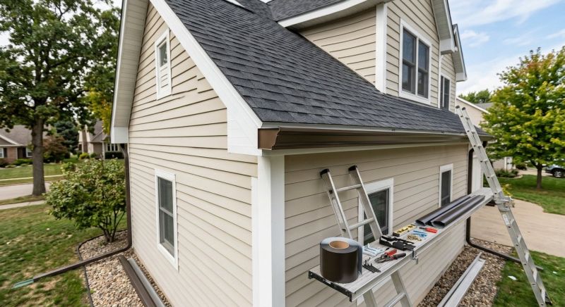 Steel Rain Gutter Installation in Sacramento, CA