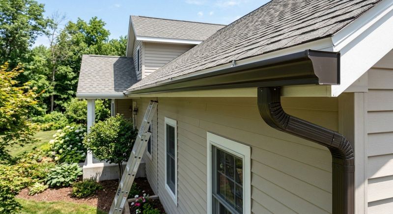 Steel Rain Gutter Installation in San Francisco, CA